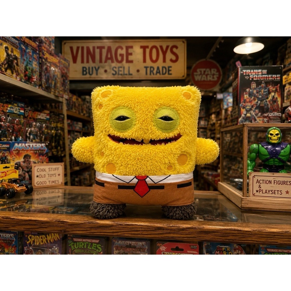 Zuru Fuggler SpongeBob SquarePants Limited Ugly Monster Plush Yellow Nick 2024